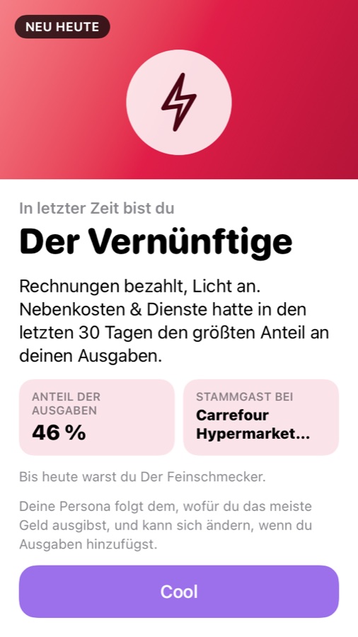Persona-Karte: Der Vernünftige
