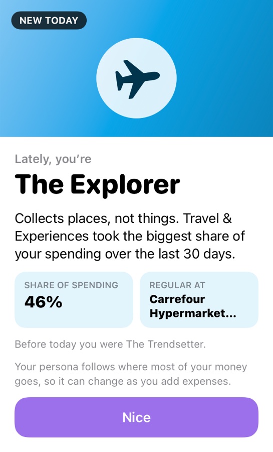 Persona card: The Explorer