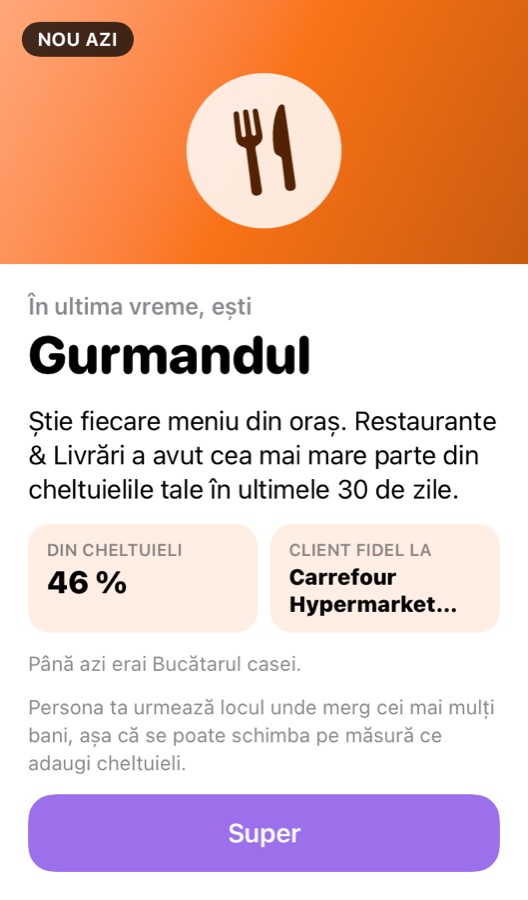 Card persona: Gurmandul