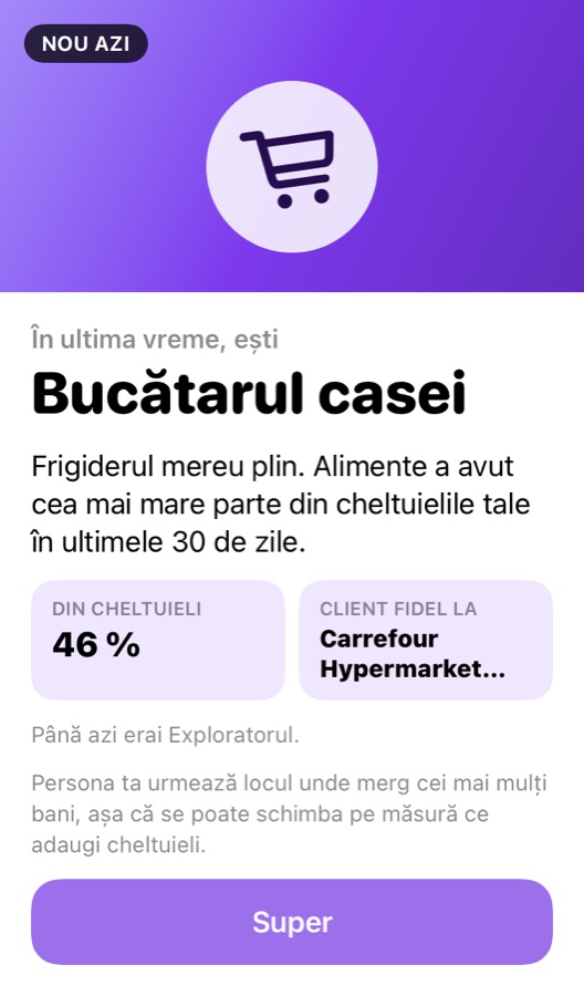 Card persona: Bucătarul casei